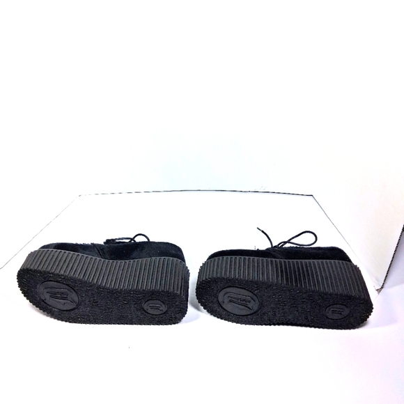 Demonia Women's Size 7 Faux Fur 3" Platform Creeper Punk Goth Shoes CRE 202 B - Picture 8 of 12